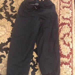 Kids black snow pants (lands end)